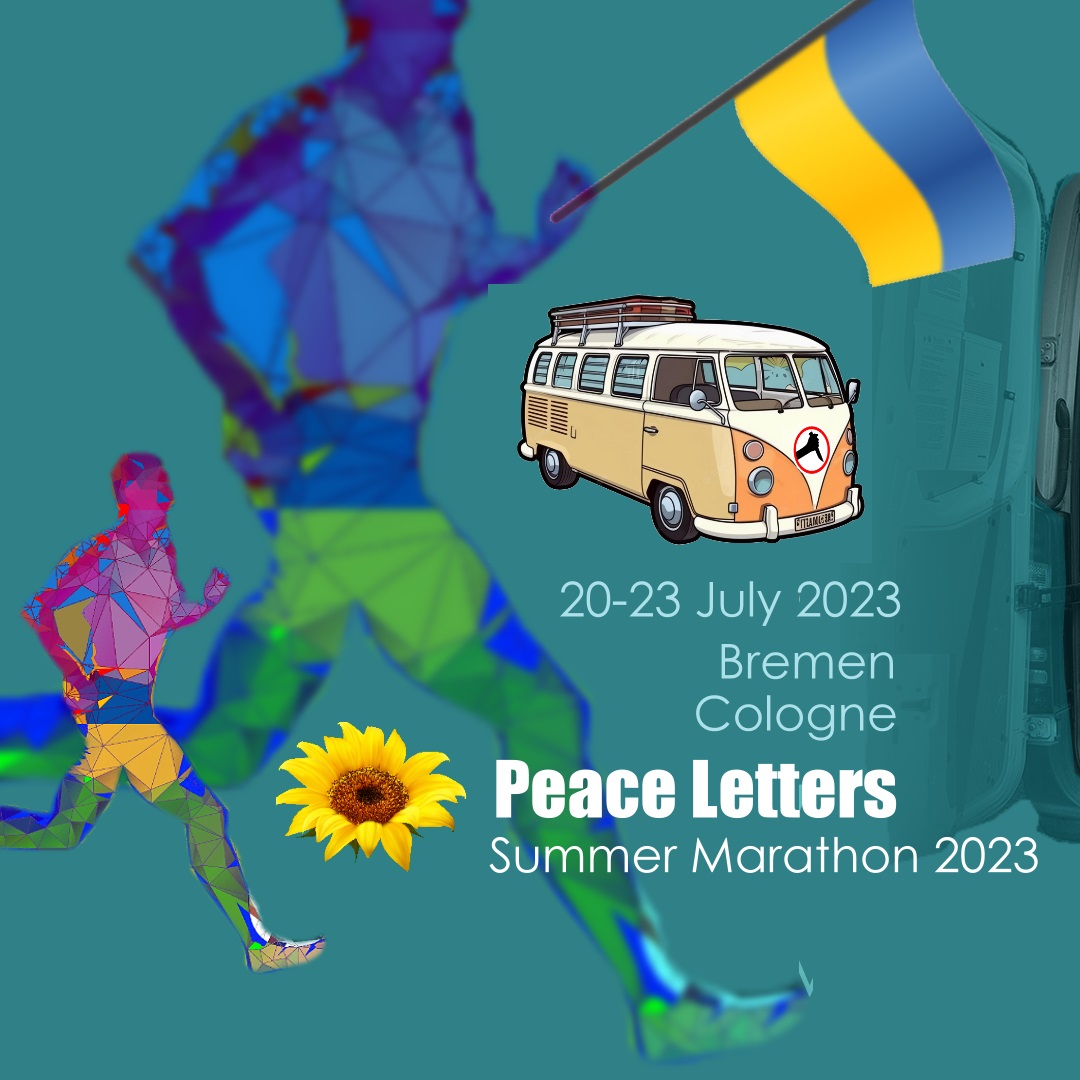 Peace Letter Summer Marathon – from Bremen to Cologne